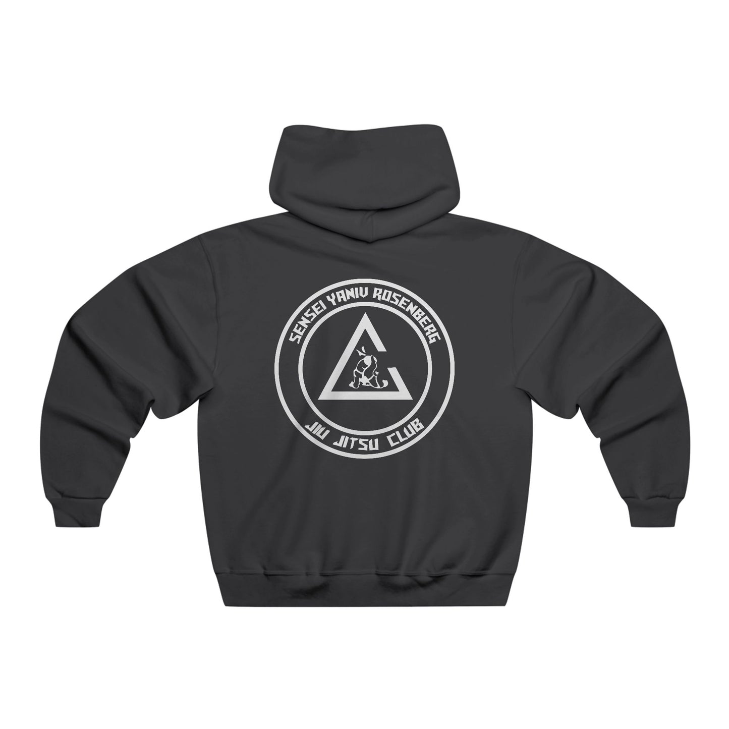 YR Jiu Jitsu Club | Men's Motivational Hoodie, Graphic Sweatshirt for Men, Casual Pullover, Perfect for Gym, Gifts for Him
