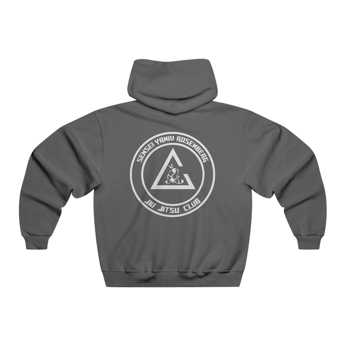 YR Jiu Jitsu Club | Men's Motivational Hoodie, Graphic Sweatshirt for Men, Casual Pullover, Perfect for Gym, Gifts for Him