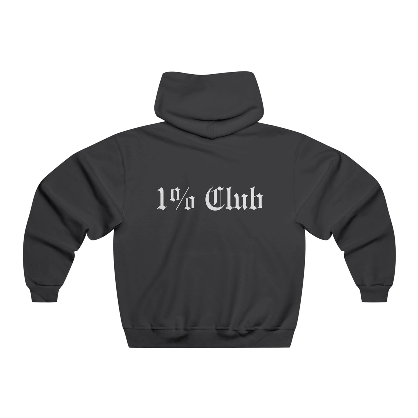 1 Percent Club | Men's Motivational Hoodie, Graphic Sweatshirt for Men, Casual Pullover, Perfect for Gym, Gifts for Him