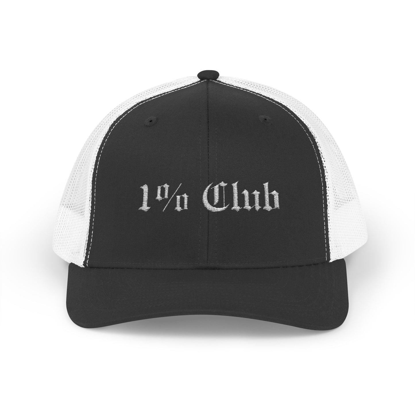 1 Percent Club | Trucker Cap | Stylish Hat for Everyday, Perfect Gift, Trendy Headwear for Festivals, Sports, Casual Wear