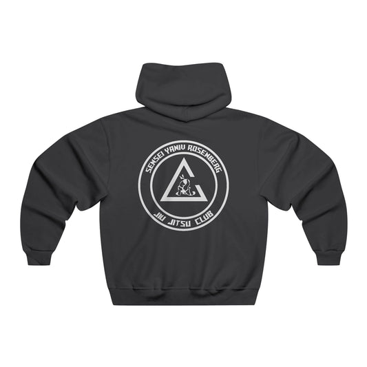 YR Jiu Jitsu Club | Men's Motivational Hoodie, Graphic Sweatshirt for Men, Casual Pullover, Perfect for Gym, Gifts for Him